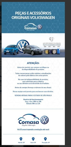 Imagem 2 de 2 de Spoiler Dianteiro T-cross Sem Sensor Estacionamento Original