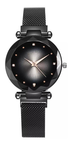 Relógio Feminino Donna Quartz Cor Preto Analógico 33mm