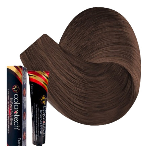 Color Tech 7.42 Rubio Cobrizo Nacarado Chocolate Tubo 90g