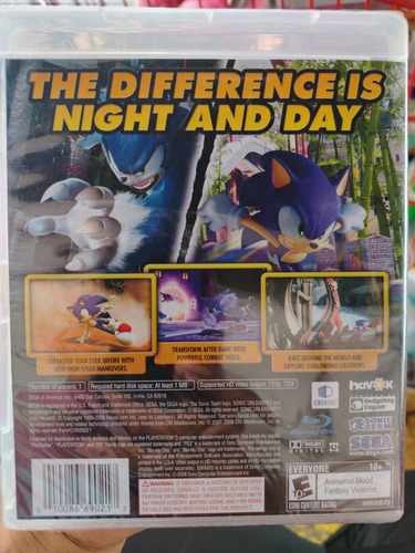 Sonic: Unleashed Standard Edition Ps3 FĂsico (Usado)