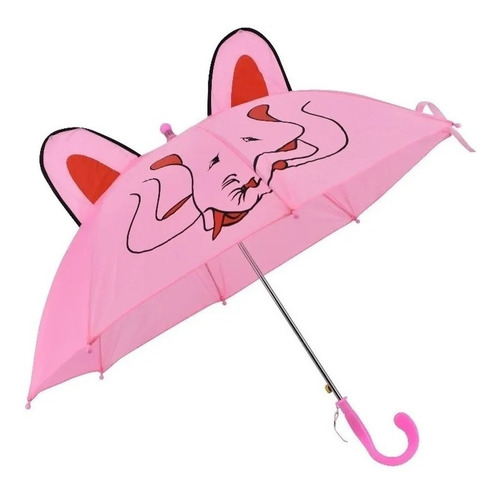 Paraguas Para Lluvia Infantil Automatico Con Silbato Kuchen 