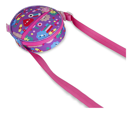 Bolsa Niñas Crossbody Cloe Irafi Mediano Color Violeta