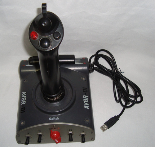 Saitek Joystick Av8r - Control De Palanca - Pequeño Detalle