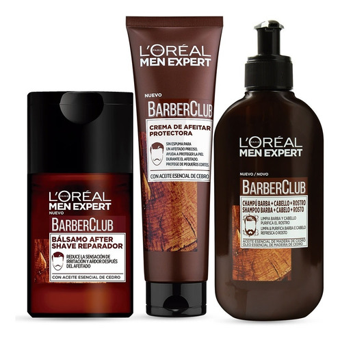 Pack After Shave+crema De Afeitar+shampoo 3 En 1 Men Expert