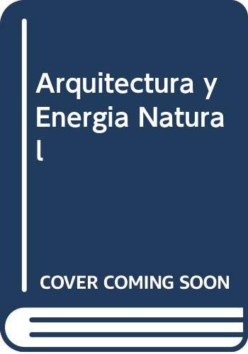 Libro Arquitectura Y Energia Natural De Rafael Serra Florens