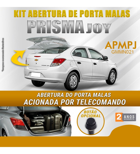Imagem 2 de 3 de Kit Abertura De Porta Malas Tragial Apmpj Gm Prisma