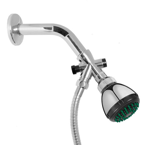 Imagen 2 de 6 de Kit Completo Economico Ducha Duchador Cromado Aquaflex