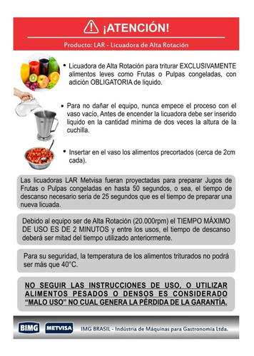 Imagen 2 de 2 de Licuadora Industrial 10l