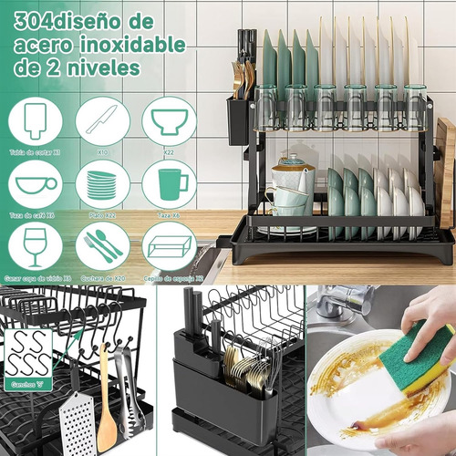 Escurridor De Platos Escurridor Superior De Fregadero