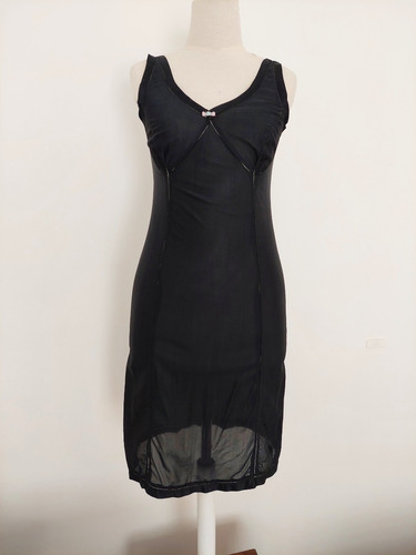 Enagua Vintage Color Negro Talle S