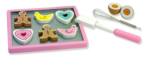 Imagi Kidz Set De Madera De Pastelería Hornea Galletas 17 Pz