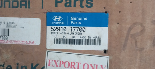 Rin Aluminio Hyundai Matrix 2005