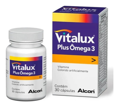 Vitalux Plus Omega 3 C/ 30 cápsulas originales