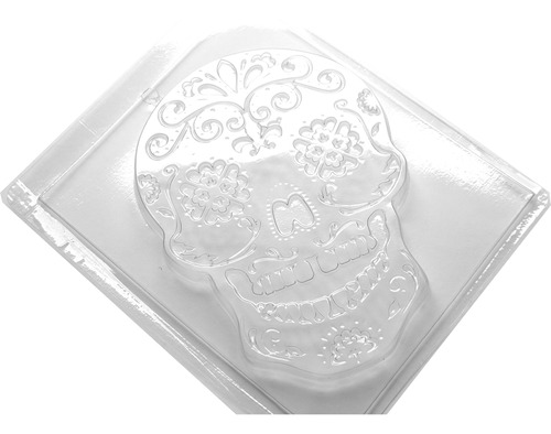 Molde De Acetato Para Chocolate / Calavera Catrín