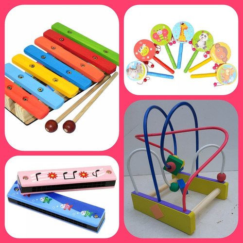 Kit De Brinquedos E Instrumentos Musicais Infantis Criativos