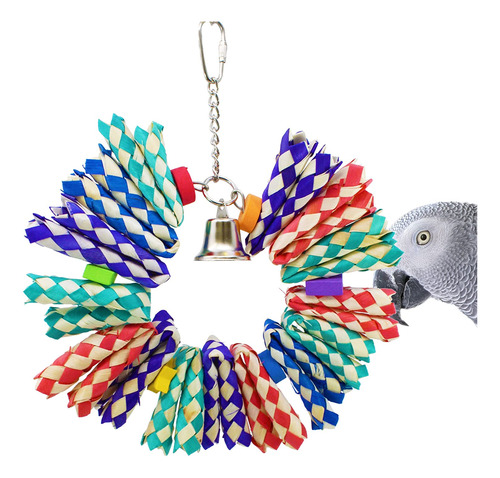 Big Foamy Delight Flower   Cracker Shred Burst Bird Toy...