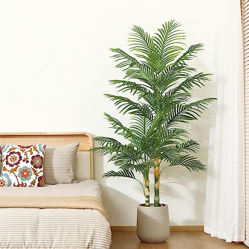 Palmera De Caña De Oro Artificial - 1.82 M