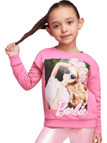 Sudadera De Barbie Para Niña Modelo Ba11