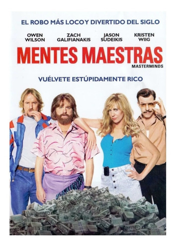 Mentes Maestras Masterminds Owen Wilson Pelicula Dvd