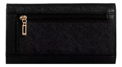 Cartera Guess Casual Con Charm Candado Para Mujer Color Negro