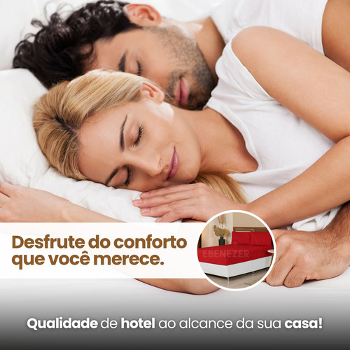 Jogo De Lençol 3 Peças Casal Com Fronha Ponto Palito 400 Fios Extra Macio Confortável Cor Vermelho Premium