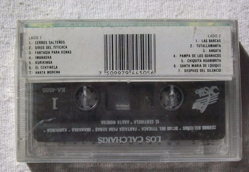 Los Calchakis La Flauta India Cassette Nuevo Arion (Usado)