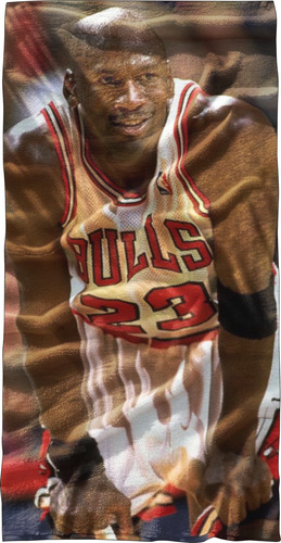 Toalla De Baño Michael Jordan 4 Microfibra Absorbente Sp Blanco Basquetbol