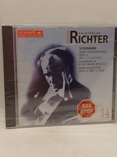 Richter/ Schumann Fantasietucke Cd Nuevo  