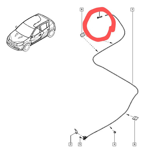 Receptor O Traba Guaya Tapa Gasolina Renault Logan Sandero
