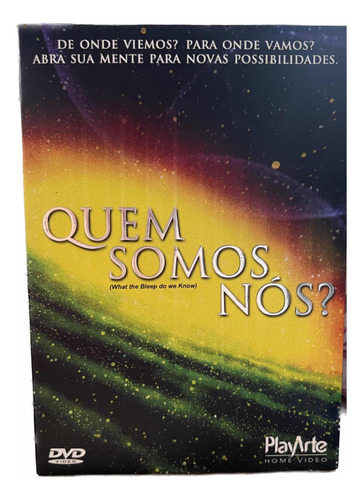 Dvd: Quem Somos Nós - Capa De Luva Auto Relevo Raro
