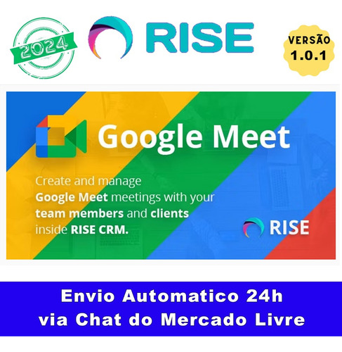 Módulo Rise Crm - Google Meet Integration For Rise Crm