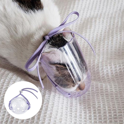 De Gato Transparente Transpirable Perro Bozales Pequeño S