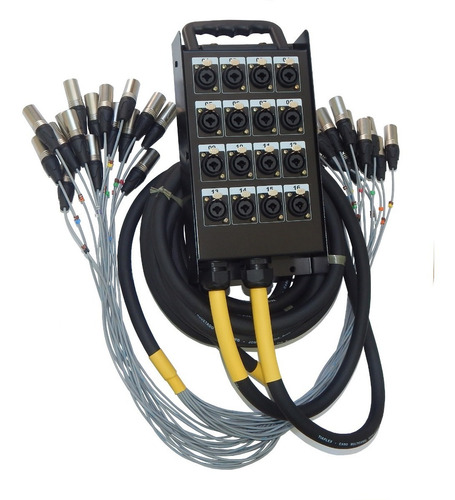 Multicabo Splitter, 16 Vias 10m, Split. C/ 16 Vias 5m