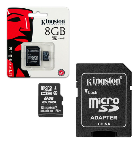 Memoria Micro Sd 8gb Kingston Para Celulares Camaras Samsung