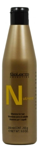 Salerm Shampoo Nutrient Anticaída De Cabello Línea Oro 250ml