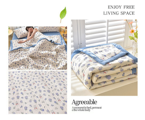 Manta De Edredón Fresca, De 1,5 M X 2 M, Cómoda Y Cómoda
