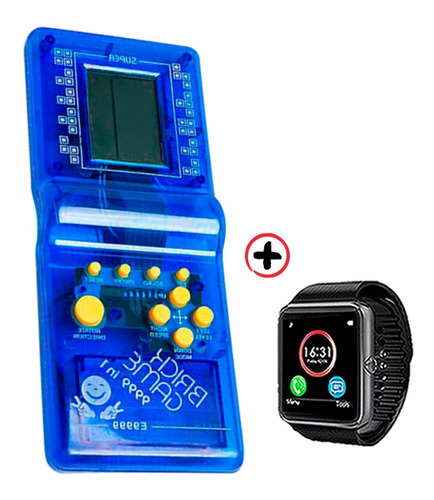Consola De Juegos Retro 9999 En 1 + Smartwatch Bde