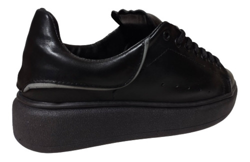 Imagen 5 de 5 de Zapatilla Cuero Negro Excelente Calidad