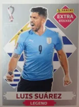 Comprar Figurita Luis Suárez Extra Sticker Legend Qatar 2022 Plata