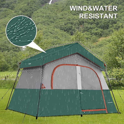 Tienda De Campaña Portatil Para 6p Color Cyan Hikergarden