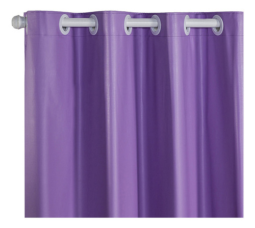 Cortina Blackout Sala Ou Quarto Pvc 2,20 M X 1,30 M Cor Lilás