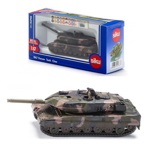 Tanque De Guerra Leopard Ii A6 - Siku 1867 - 1/87 H0