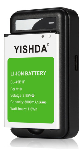LG V10 Baterias, Yishda 2x3000mah Reemplazo LG V10 Batería B