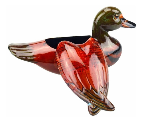 Pareja Patos Mandarines Cura Feng Shui Amor Fidelidad 16 Cm