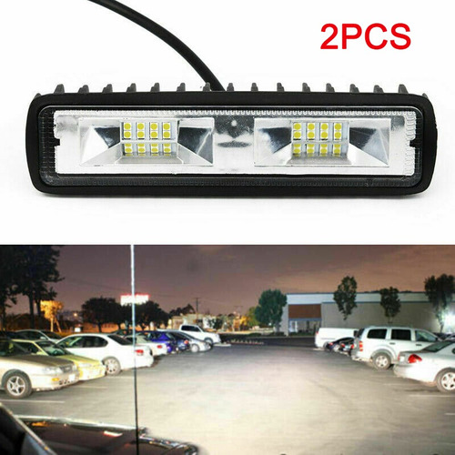 Lámpara Neblinera De 16 Led De 48w Para Auto, 2 Piezas