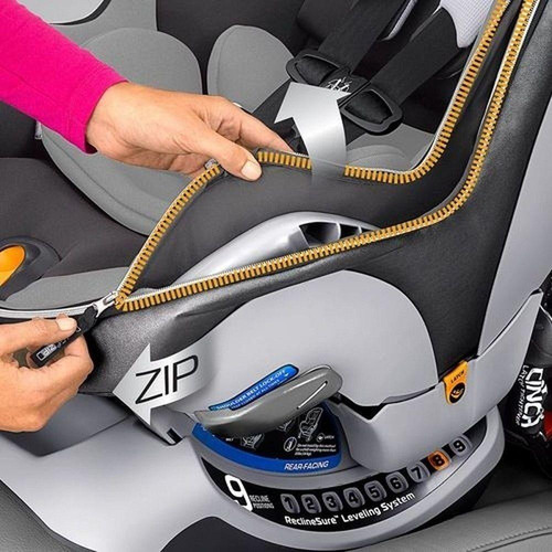 Imagen 3 de 8 de Chicco Autoasiento Nextfit Zip Corvus, Color Gris