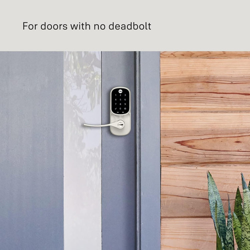 Cerradura De Puerta De Entrada Yale Assure Lever Con Pantall