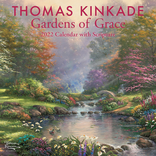 Libro: Thomas Kinkade Gardens Of Grace With Scripture 2022 W