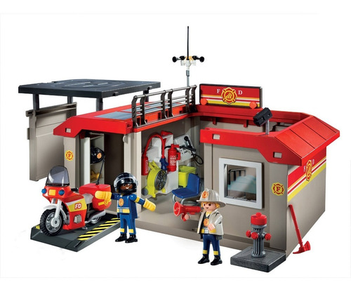 Playmobil Estación De Bomberos Set Para Llevar Contigo 5663