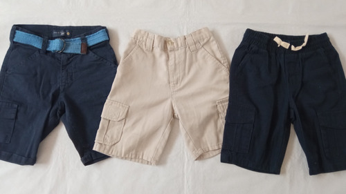 Short Bermuda De Vestir Niño Varón Sky Blue Bas 4 Años